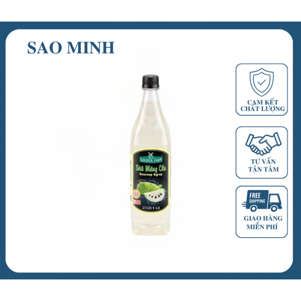 Syrup Goldenfarm Đậm Đặc Mẵng Cầu 700ml